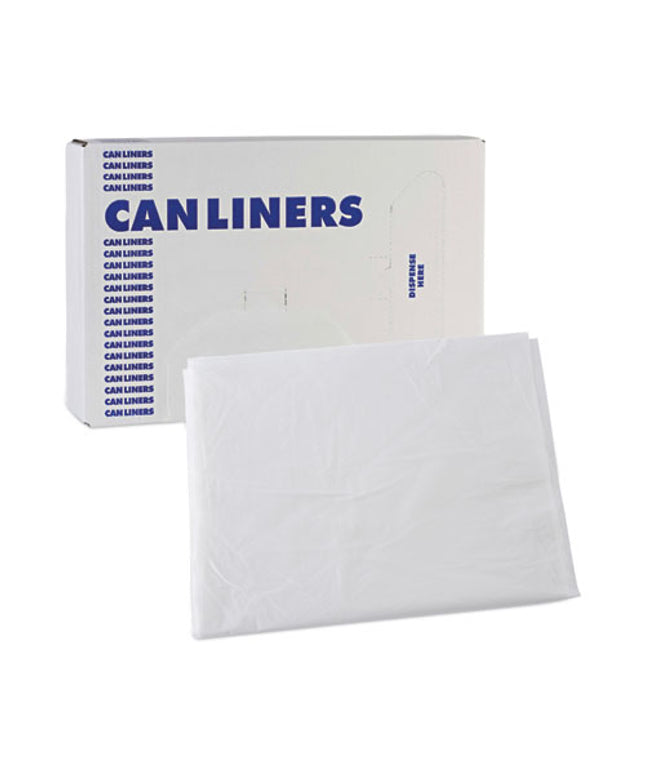 Clear Can Liners 38" × 60" – Heavy Duty, 100 Count