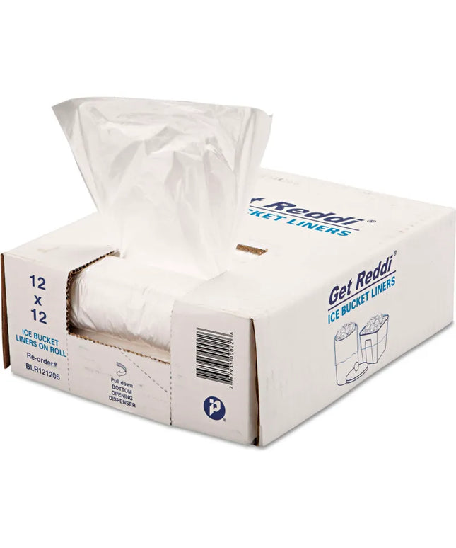 Ice Bucket Liners – 3 Qt., 12" x 12", Clear (1000/Pack)