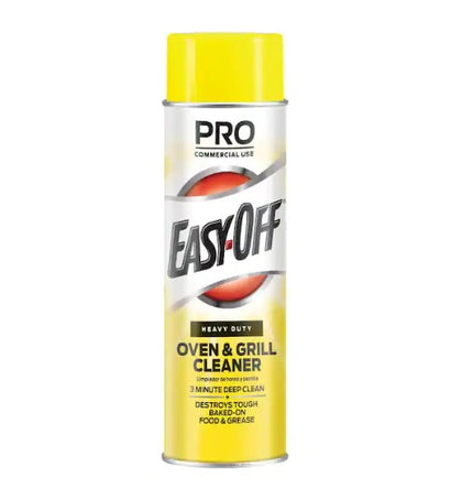 Easy-Off Professional Oven & Grill Cleaner – Heavy-Duty Aerosol, 24 oz, Case of 6