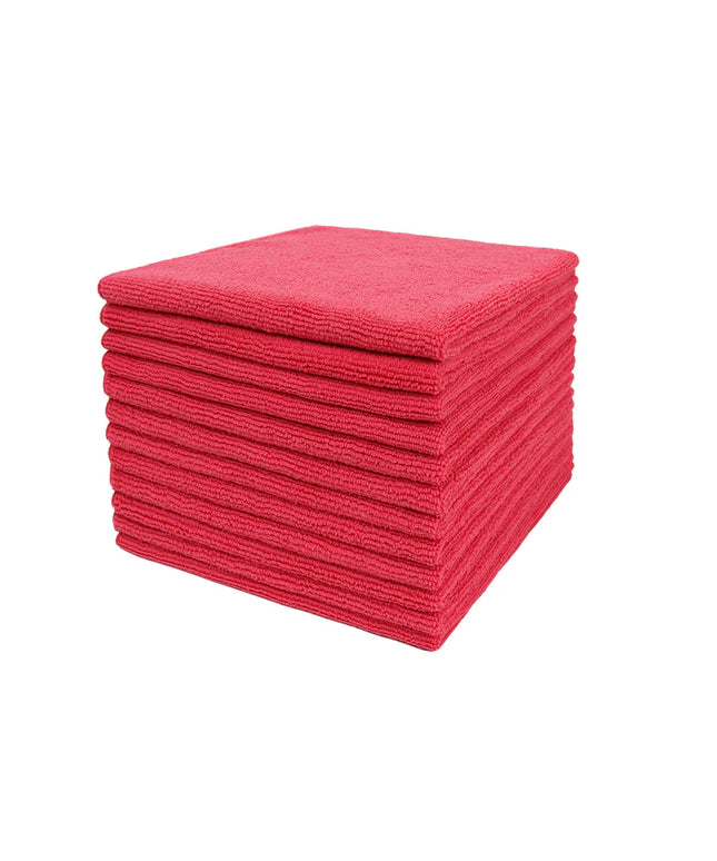 Heavy Duty Microfiber Multipurpose Cloth, 24 Pack, Red/Yellow/Blue